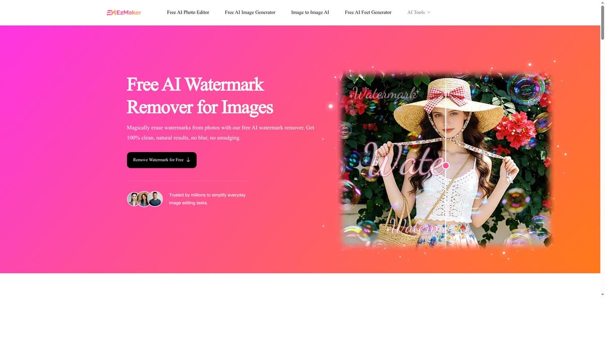 EzMaker AI Watermark Remover