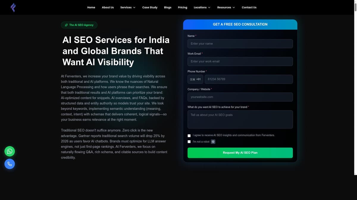 Ferventers AI SEO Services