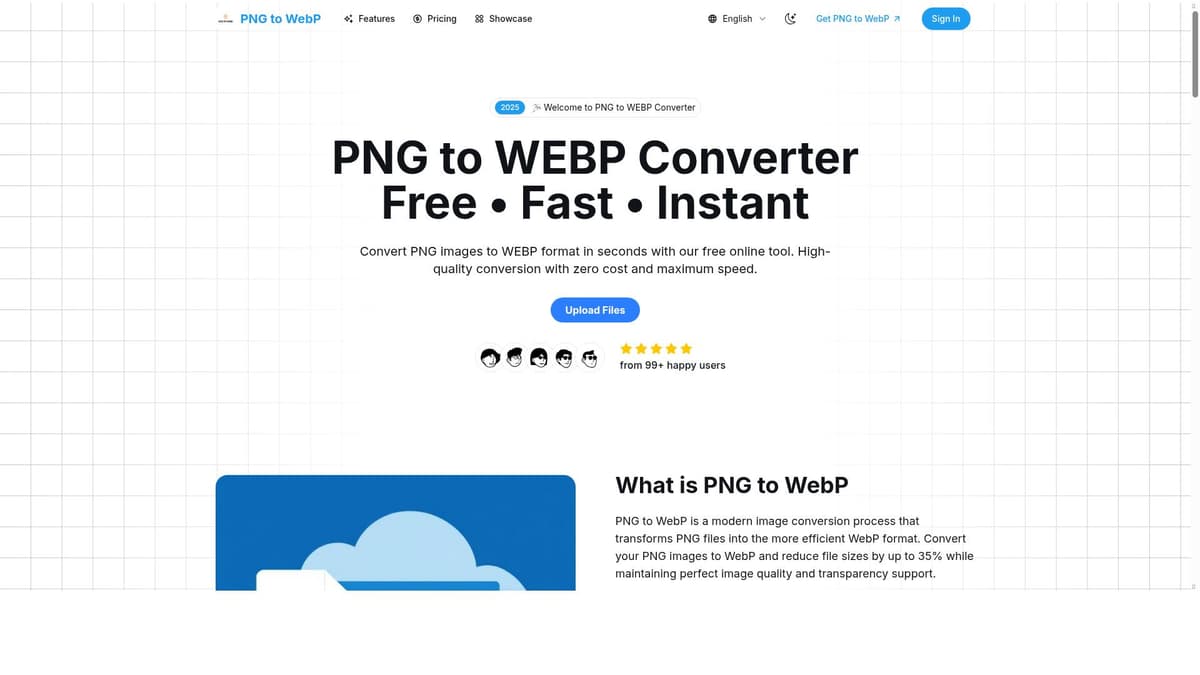 Free PNG to WebP Converter