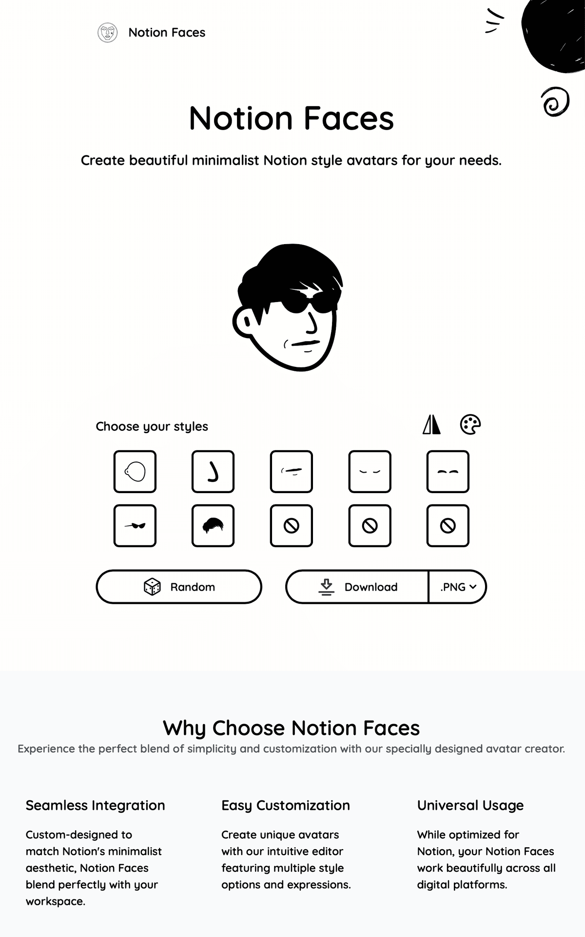 Notion Faces