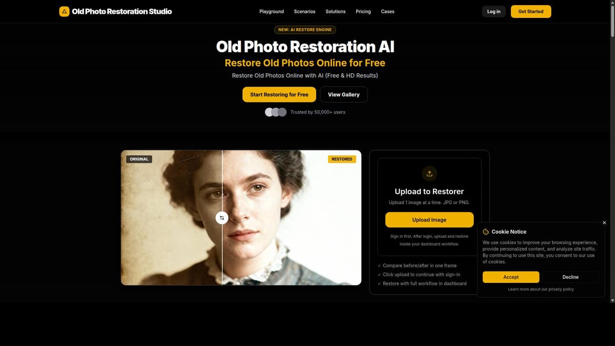Old Photo Restoration Studio