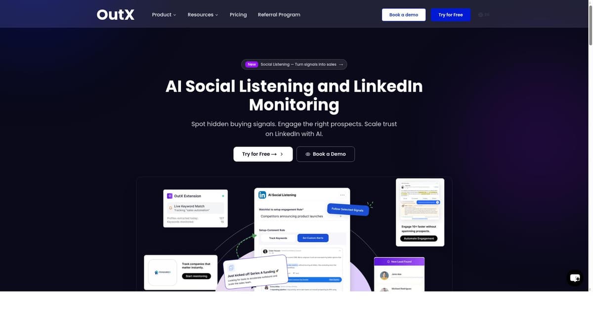 Social listening linkedin | OutXAI