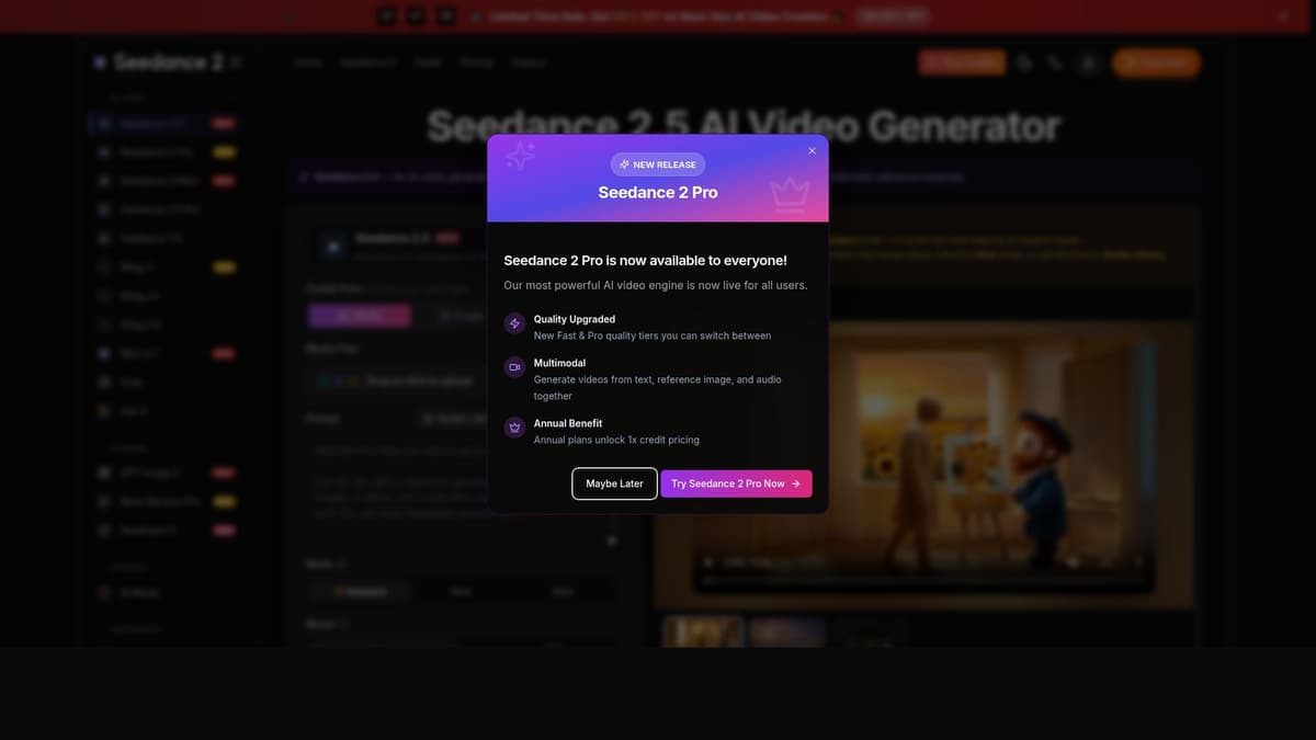 Seedance 2.5 AI Video Generator