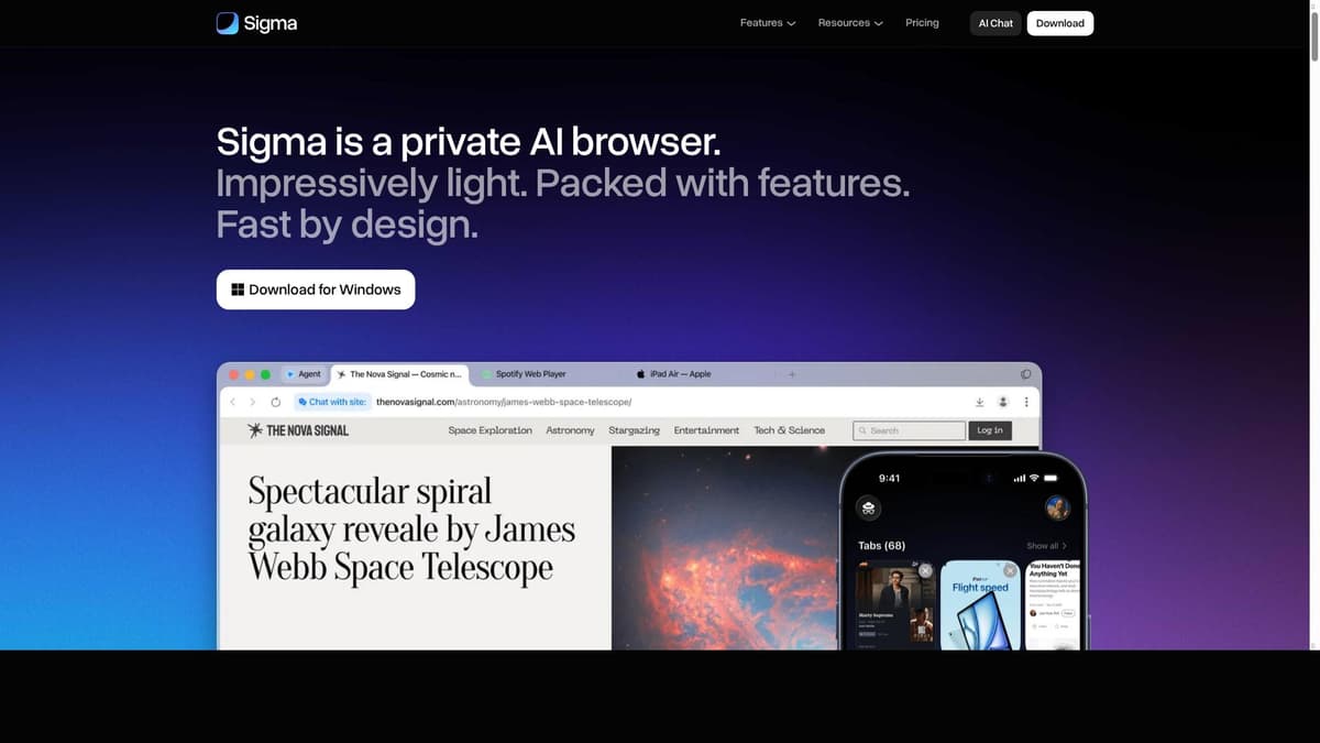 Sigma AI Browser