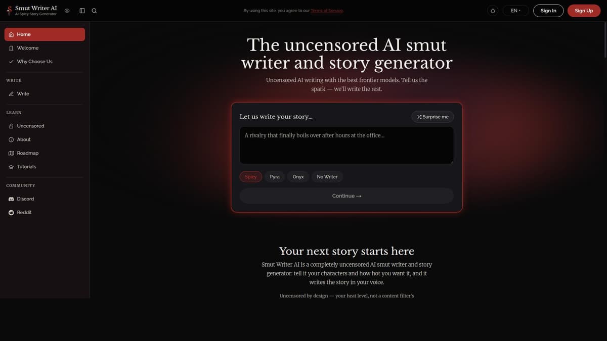Smut Writer AI