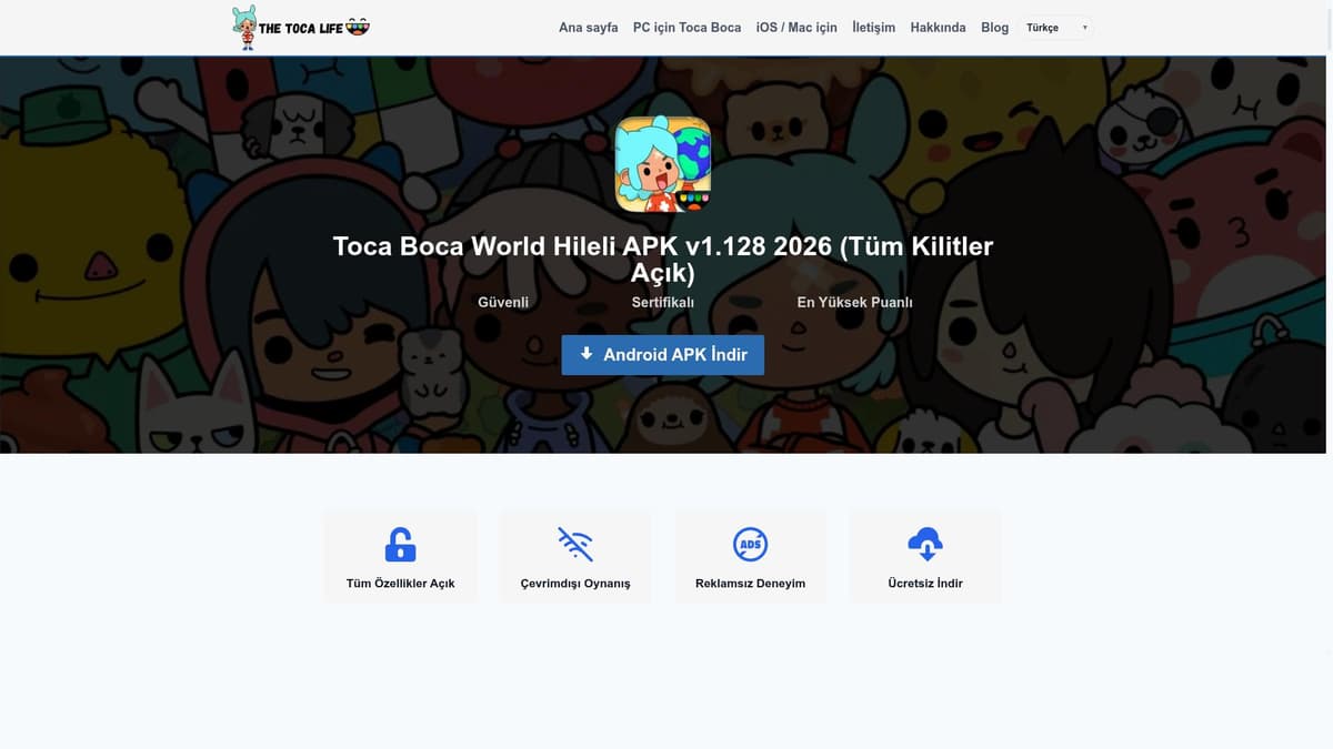 Toca Boca World Hileli APK