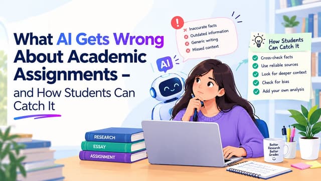 What AI Gets Wrong About Academic Assignments - and How Students Can Catch It