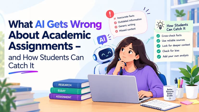 What AI Gets Wrong About Academic Assignments - and How Students Can Catch It