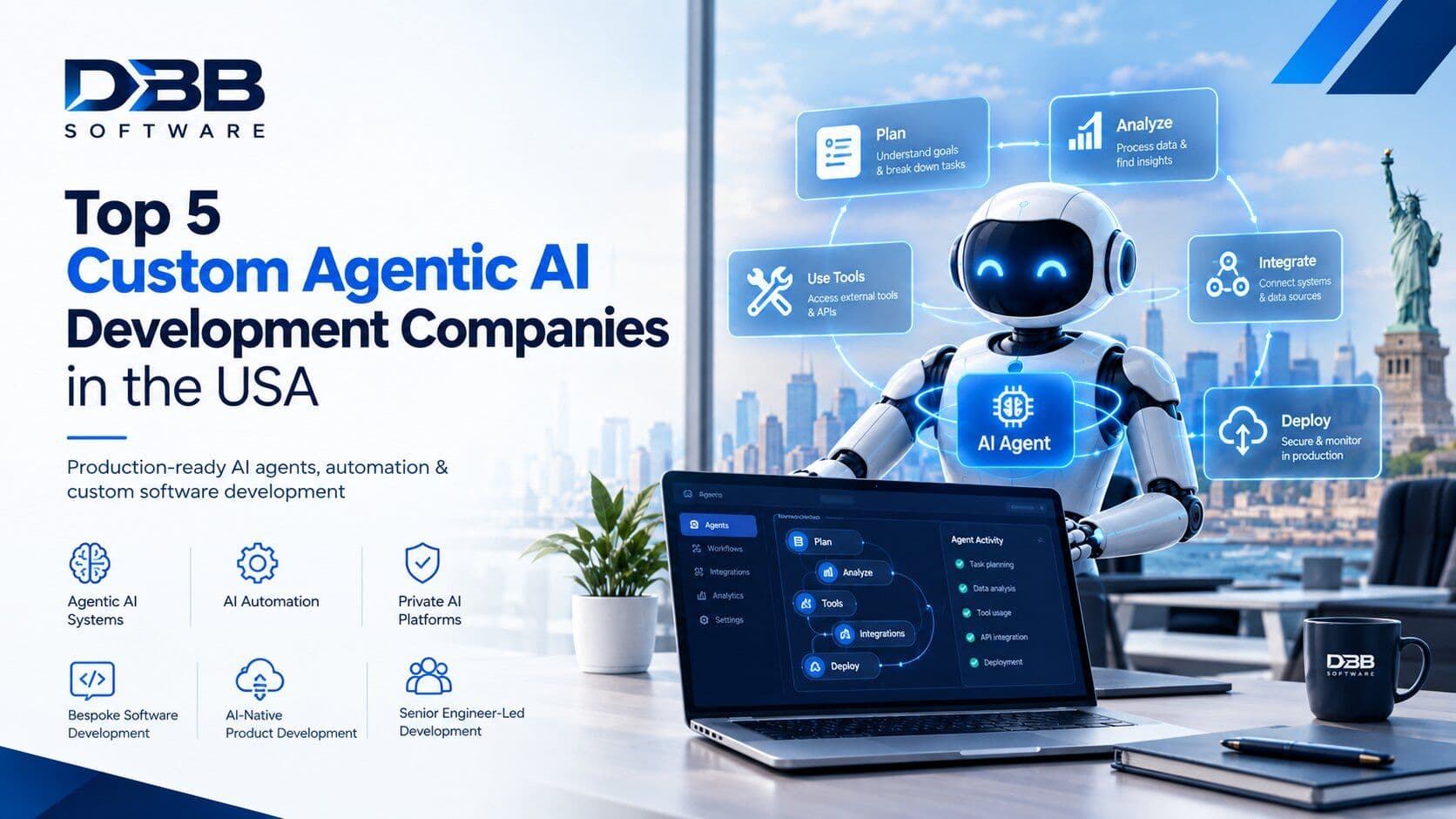 Top 5 Custom Agentic AI Development Companies in the
USA