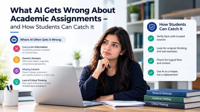What AI Gets Wrong About Academic Assignments - and How Students Can Catch It