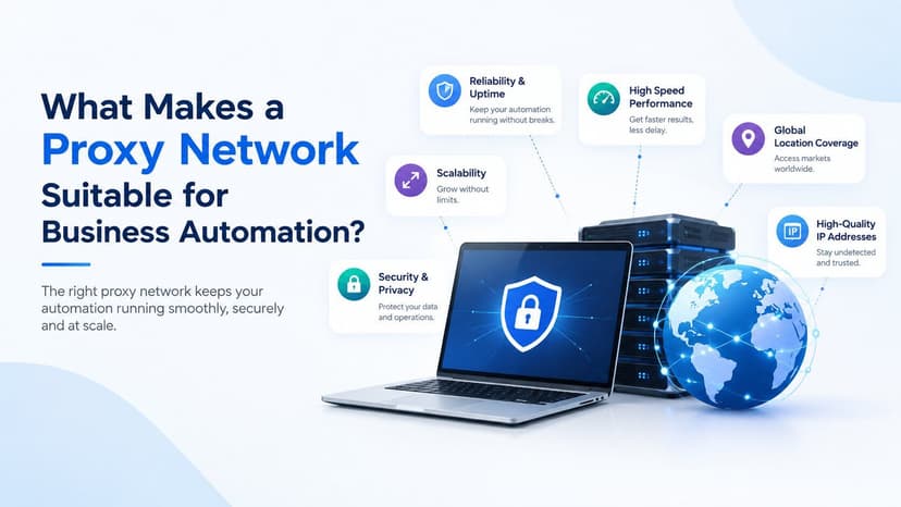 What Makes a Proxy Network Suitable for Business Automation?
