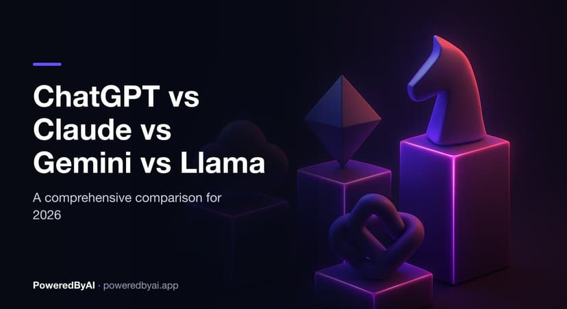 ChatGPT vs Claude vs Gemini vs Llama: Full Comparison 2026