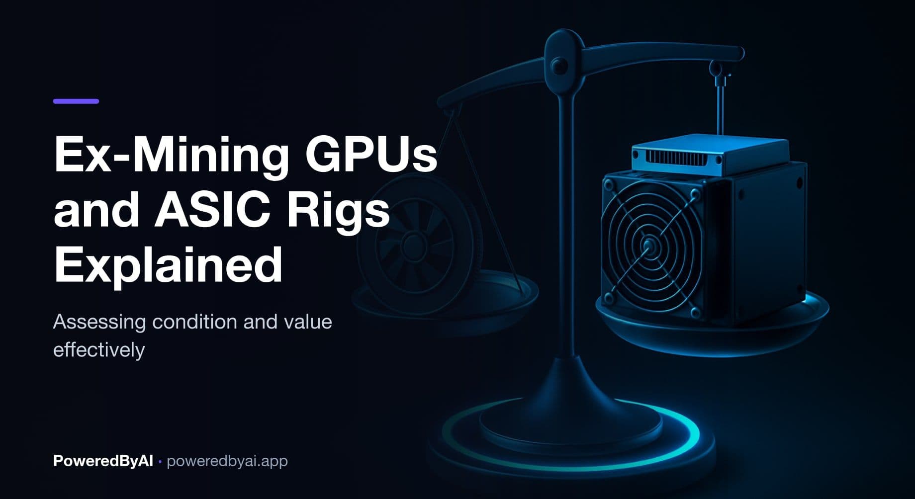 Ex-Mining GPUs and ASIC Rigs: How to Judge Condition, Firmware, and Fleet Value