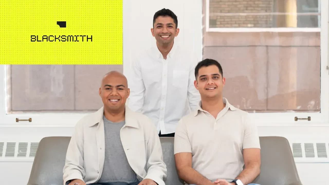 Blacksmith Raises $45 Mn in Series B Led by Peak XV at $550 Mn Valuation