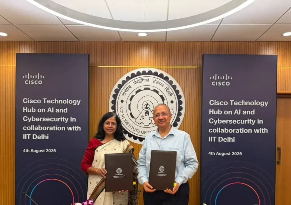 Cisco Joins IIT Delhi to Launch Technology Hub for India's AI, Cybersecurity Capabilities