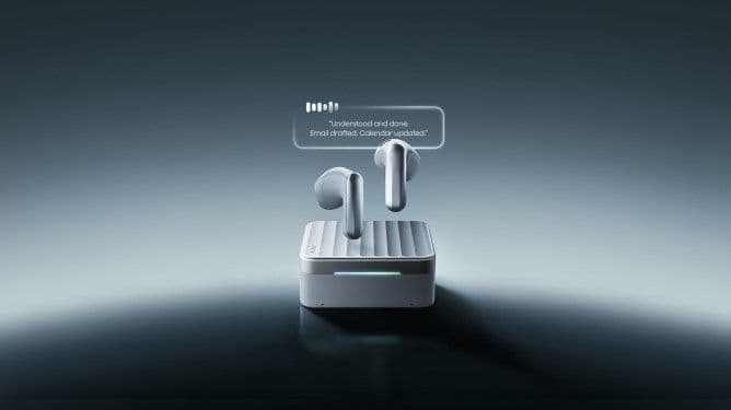 Plaud’s new earphones come with an eSIM-enabled case for talking to AI agents