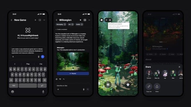 Roblox launches an AI-powered game creation feature in its mobile app