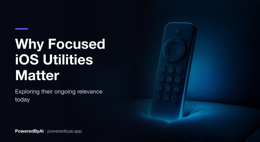 Why Focused iOS Utilities Still Matter