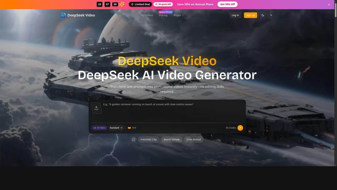 Deepseek Gen DeepSeek Video Generator Review 2026 - Free Content Creation ...