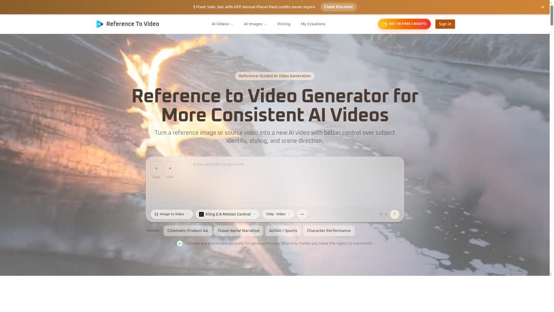 Video Installation Reference Reference to Video Generator - Content Creation & Generation | PoweredbyAI